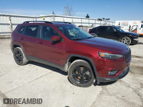 2019 Jeep Cherokee Altitude with VIN 1C4PJMLN4KD334814, listed as a Copart auction lot 47432485 with 105,536 mi miles and Salvage Title. Bid and sale history available at DreamBid. Image 4.
