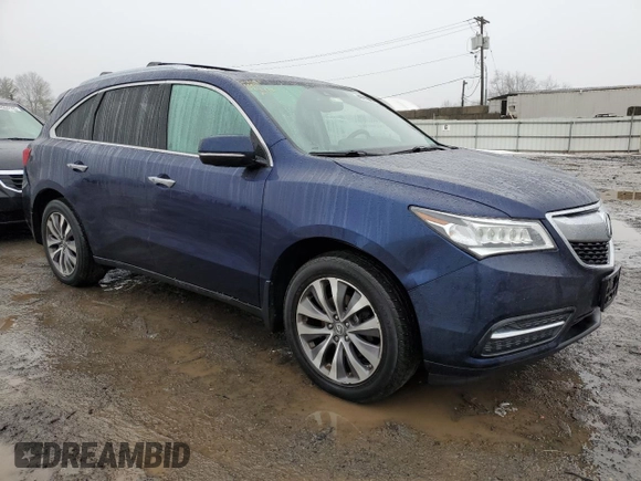 2015 Acura MDX Technology z VIN 5FRYD4H63FB024972, wystawiony jako Copart lot #44775045 z przebiegiem 91 100 mil mil oraz Szkoda całkowita • Salvage title. Historia ofert i sprzedaży dostępna na DreamBid. Obrazek 4.