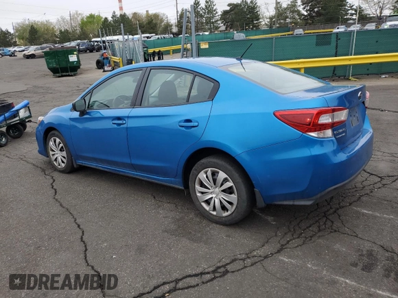 2020 Subaru Impreza with VIN 4S3GKAB64L3610177, listed as a Copart auction lot 54890585 with 14,256 mi miles and Salvage title. Bid and sale history available at DreamBid. Image 2.