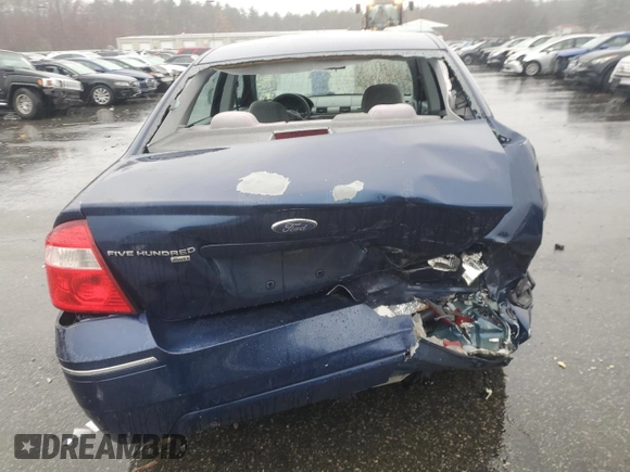 2005 Ford Five Hundred SE with VIN 1FAFP26185G185372, listed as a Copart auction lot 81176544 with 168,578 mi miles and Salvage Title. Bid and sale history available at carsss.com. Image 6.