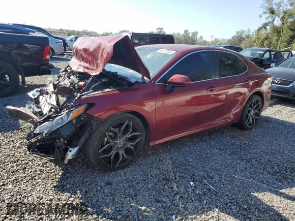 2020 Toyota Camry LE with VIN 4T1C11AK9LU956358, listed as a Copart auction lot 44376065 with 0 mi miles and Non Repairable. Bid and sale history available at carsss.com. Image 1.