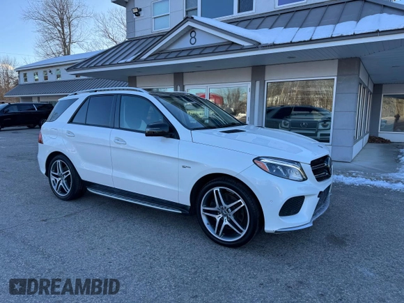 2018 Mercedes-Benz GLE 43 AMG with VIN 4JGDA6EB4JB100776, listed as a Copart auction lot 46167125 with 159,530 mi miles and Clean Title. Bid and sale history available at DreamBid. Image 1.