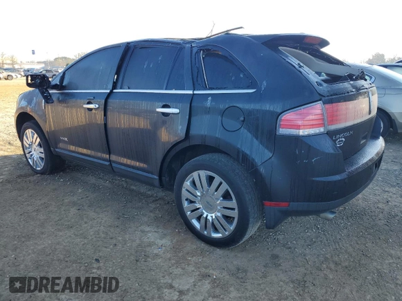 2010 Lincoln MKX with VIN 2LMDJ6JC2ABJ00840, listed as a Copart auction lot 46691285 with 228,326 mi miles and Salvage Title. Bid and sale history available at carsss.com. Image 2.