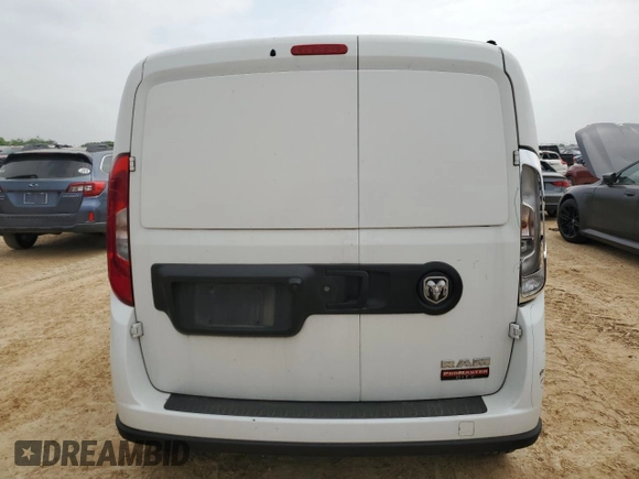 2022 Ram ProMaster City Cargo Tradesman with VIN ZFBHRFAB4N6Y48546, listed as a Copart auction lot 50493215 with 21,531 mi miles and Salvage title. Bid and sale history available at DreamBid. Image 6.