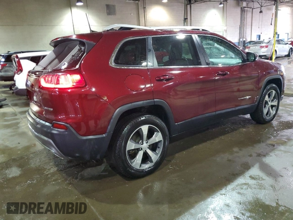 2020 Jeep Cherokee Limited with VIN 1C4PJMDN6LD538062, listed as a Copart auction lot 51171175 with 45,710 mi miles and Salvage Title. Bid and sale history available at carsss.com. Image 3.