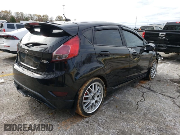 2015 Ford Fiesta ST with VIN 3FADP4GX9FM190593, listed as a Copart auction lot 79562274 with 149,838 mi miles and Salvage Title. Bid and sale history available at carsss.com. Image 3.
