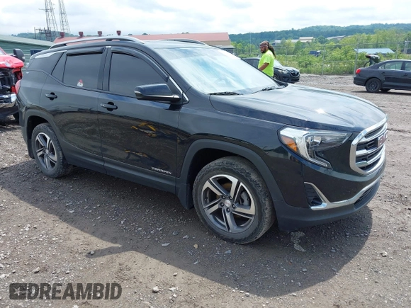 2021 GMC Terrain SLT with VIN 3GKALVEV6ML399992, listed as a IAAI auction lot 42295073 with 75,378 mi miles and . Bid and sale history available at DreamBid. Image 1.