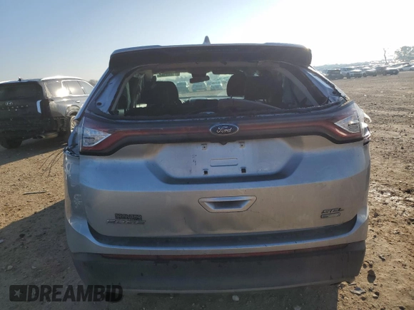 2015 Ford Edge SEL with VIN 2FMTK3J92FBB28961, listed as a Copart auction lot 46668385 with 150,856 mi miles and Salvage Title. Bid and sale history available at carsss.com. Image 6.