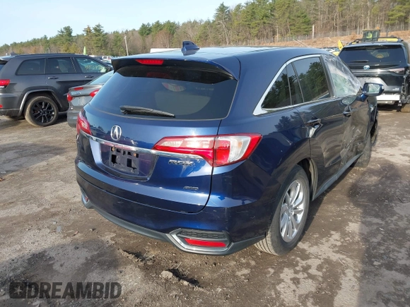 2017 Acura RDX Technology with VIN 5J8TB4H50HL022672, listed as a IAAI auction lot 41932109 with 51,929 mi miles and . Bid and sale history available at DreamBid. Image 4.