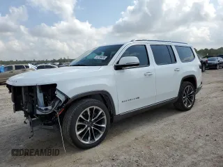 2022 Jeep Wagoneer Series III with VIN 1C4SJVDT9NS134816, listed as a Copart auction lot 53796035 with 51,292 mi miles and Salvage title. Bid and sale history available at DreamBid. Image 1.