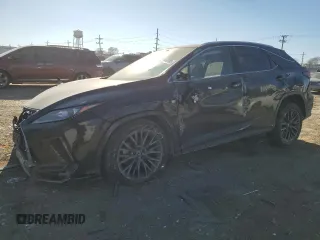 2021 Lexus RX with VIN 2T2SZMDAXMC285354, listed as a Copart auction lot 42244595 with 41,779 mi miles and Salvage Title. Bid and sale history available at carsss.com. Image 1.