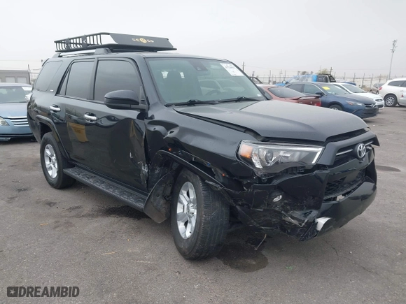 2022 Toyota 4Runner SR5 with VIN JTEEU5JR6N5260896, listed as a IAAI auction lot 41286832 with 62,492 mi miles. Bid and sale history available at carsss.com. Image 1.