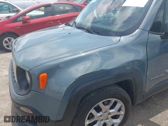 2017 Jeep Renegade Latitude with VIN ZACCJABB4HPF76064, listed as a IAAI auction lot 42525583 with 115,970 mi miles and . Bid and sale history available at DreamBid. Image 6.