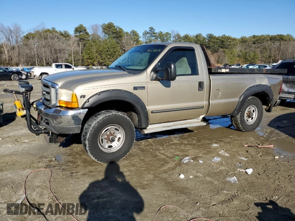 2000 Ford F-250 XL z VIN 1FTNF21L4YEA19819, wystawiony jako Copart lot #45388195 z przebiegiem 178 679 mil mil oraz Szkoda całkowita • Salvage title. Historia ofert i sprzedaży dostępna na DreamBid. Obrazek 1.