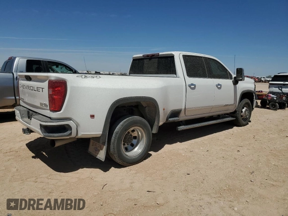 2024 Chevrolet Silverado 3500HD High Country with VIN 1GC4YVEY8RF253972, listed as a Copart auction lot 53496655 with 37,936 mi miles and Salvage title. Bid and sale history available at DreamBid. Image 3.