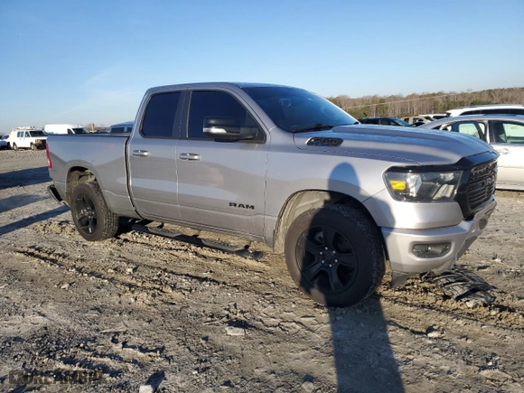 2021 Ram 1500 Big Horn with VIN 1C6RRFBG0MN738696, listed as a Copart auction lot 42996475 with 127,158 mi miles and Salvage Title. Bid and sale history available at carsss.com. Image 4.