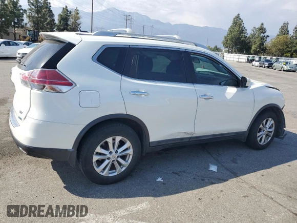 2014 Nissan Rogue SV with VIN 5N1AT2MT0EC848828, listed as a Copart auction lot 55297045 with 114,431 mi miles and Salvage Title. Bid and sale history available at DreamBid. Image 3.