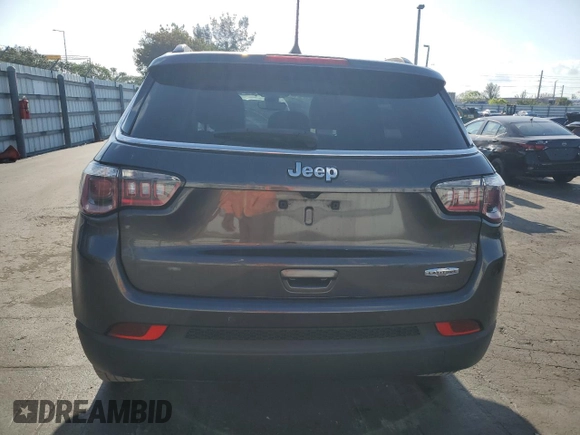 2019 Jeep Compass Latitude with VIN 3C4NJCBB5KT699408, listed as a Copart auction lot 53123705 with 25,403 mi miles and Salvage title. Bid and sale history available at DreamBid. Image 6.