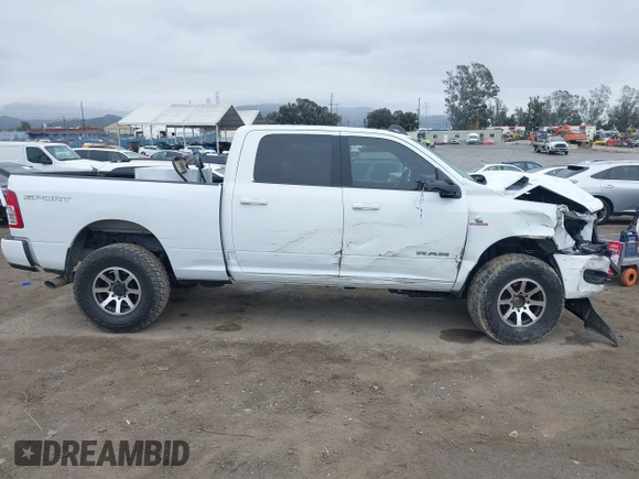 2023 Ram 2500 Big Horn with VIN 3C6UR5DL5PG650271, listed as a IAAI auction lot 41805374 with 27,395 mi miles and . Bid and sale history available at DreamBid. Image 14.
