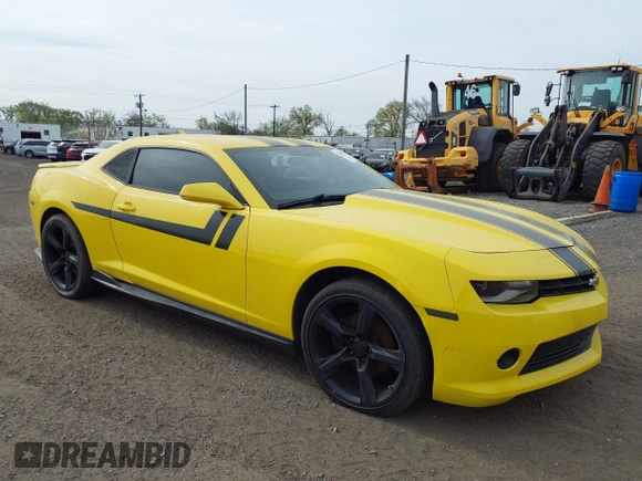 2014 Chevrolet Camaro LT with VIN 2G1FB1E35E9253494, listed as a IAAI auction lot 42102475 with 85,833 mi miles. Bid and sale history available at carsss.com. Image 1.