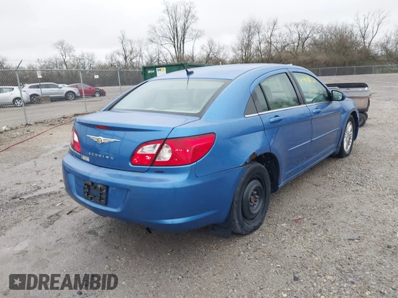 2007 Chrysler Sebring Touring z VIN 1C3LC56K47N533285, wystawiony jako IAAI lot #41869938 z przebiegiem 189 721 mil mil oraz . Historia ofert i sprzedaży dostępna na DreamBid. Obrazek 4.