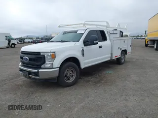 2022 Ford F-250 XL with VIN 1FD7X2A65NED19425, listed as a IAAI auction lot 42178334 with 64,857 mi miles and . Bid and sale history available at DreamBid. Image 16.