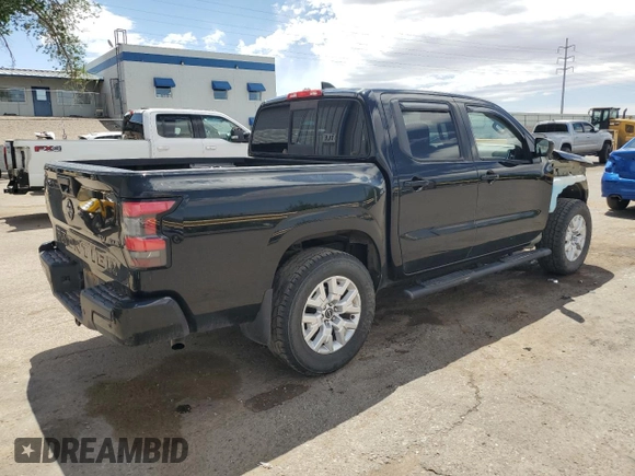 2022 Nissan Frontier SV with VIN 1N6ED1EK3NN603686, listed as a Copart auction lot 56250585 with 87,113 mi miles and Salvage title. Bid and sale history available at DreamBid. Image 3.