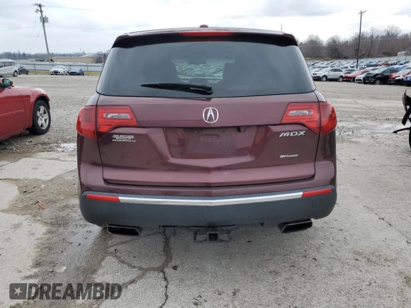 2013 Acura MDX Tech Pkg with VIN 2HNYD2H36DH505103, listed as a Copart auction lot 45061815 with 180,584 mi miles and Non Repairable. Bid and sale history available at carsss.com. Image 6.