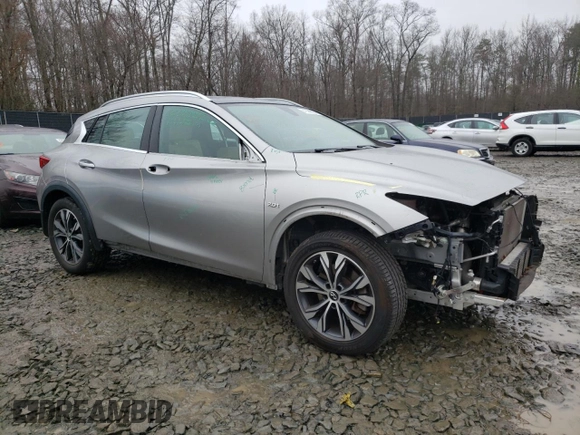2018 Infiniti QX30 Premium with VIN SJKCH5CR9JA003484, listed as a Copart auction lot 41448554 with 47,866 mi miles. Bid and sale history available at carsss.com. Image 4.