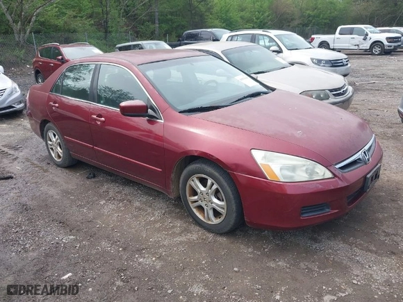 2006 Honda Accord Sdn LX SE with VIN 1HGCM563X6A142487, listed as a IAAI auction lot 41933198 with 268623 miles. Bid and sale history available at carsss.com. Image 1.