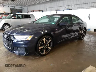2021 Audi A6 Premium Plus with VIN WAUL2AF28MN039737, listed as a Copart auction lot 46195843 with 35,334 mi miles. Bid and sale history available at carsss.com. Image 1.