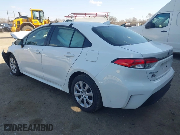 2023 Toyota Corolla Hybrid LE with VIN JTDBCMFE1PJ012186, listed as a IAAI auction lot 41807936 with 47,307 mi miles and . Bid and sale history available at carsss.com. Image 3.