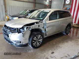 2019 Mitsubishi Outlander ES with VIN JA4AZ3A31KZ053447, listed as a Copart auction lot 62017165 with 63,282 mi miles and Salvage title. Bid and sale history available at DreamBid. Image 1.