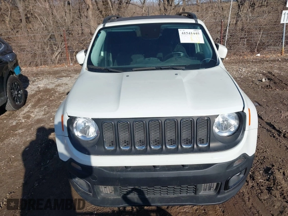 2017 Jeep Renegade Latitude with VIN ZACCJABB5HPG25546, listed as a IAAI auction lot 41541445 with 66,322 mi miles and . Bid and sale history available at DreamBid. Image 12.