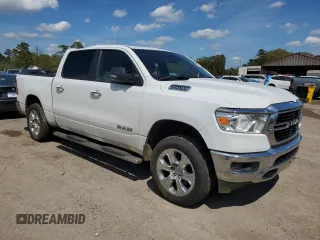 2020 Ram 1500 Big Horn with VIN 1C6SRFFT7LN359430, listed as a Copart auction lot 50228925 with 141,636 mi miles and Salvage Title. Bid and sale history available at carsss.com. Image 4.