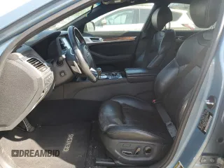 2018 Genesis G80 Sport with VIN KMHGN4JB0JU225029, listed as a Copart auction lot 53873475 with 93,213 mi miles and Salvage title. Bid and sale history available at DreamBid. Image 7.