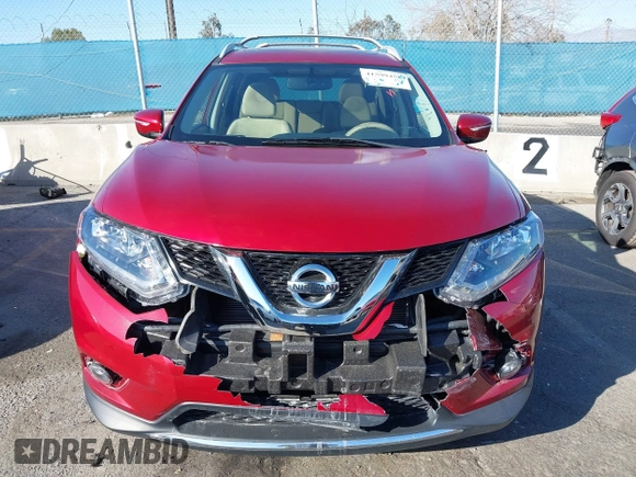 2015 Nissan Rogue S with VIN 5N1AT2MT1FC770397, listed as a IAAI auction lot 41599455 with 84,637 mi miles. Bid and sale history available at carsss.com. Image 12.