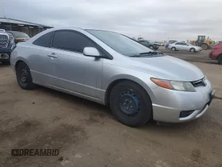 2006 Honda Civic Cpe LX with VIN 2HGFG11656H548709, listed as a Copart auction lot 88356725 with 169,047 mi miles and Salvage Title. Bid and sale history available at carsss.com. Image 4.