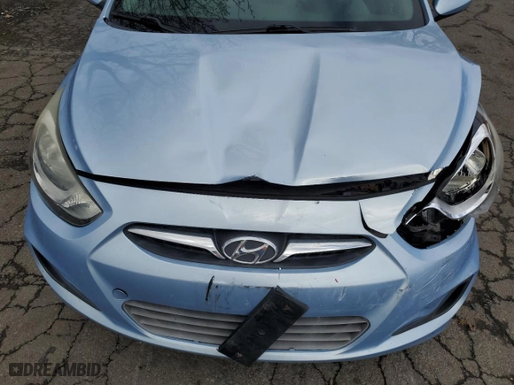 2014 Hyundai Accent GS with VIN KMHCT5AE5EU161810, listed as a Copart auction lot 49743525 with 114,563 mi miles and Salvage Title. Bid and sale history available at carsss.com. Image 12.