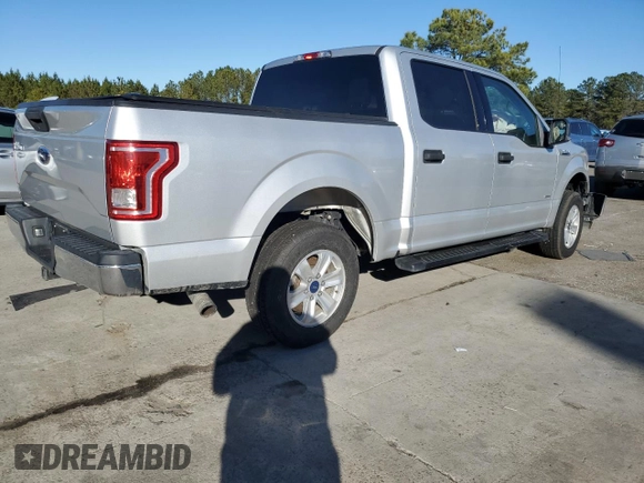 2017 Ford F-150 XL with VIN 1FTEW1CP4HKC35715, listed as a Copart auction lot 41660765 with 0 mi miles and Salvage Title. Bid and sale history available at carsss.com. Image 3.
