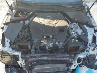 2024 Infiniti Q50 Luxe with VIN JN1EV7BP7RM600453, listed as a Copart auction lot 82838974 with 9,596 mi miles and Salvage title. Bid and sale history available at DreamBid. Image 11.