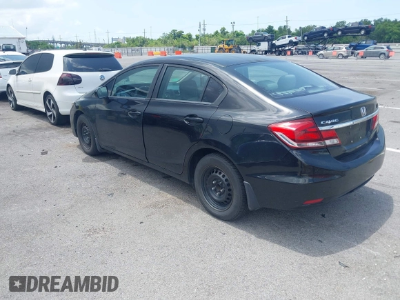 2015 Honda Civic LX with VIN 2HGFB2F5XFH515788, listed as a IAAI auction lot 42443619 with 175,450 mi miles and . Bid and sale history available at DreamBid. Image 3.