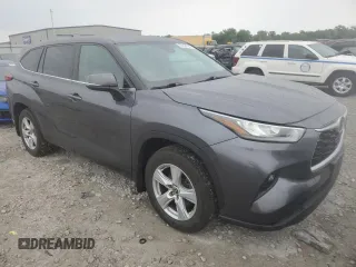 2020 Toyota Highlander LE with VIN 5TDBZRBH5LS517771, listed as a Copart auction lot 59154795 with 146,567 mi miles and Salvage title. Bid and sale history available at DreamBid. Image 4.