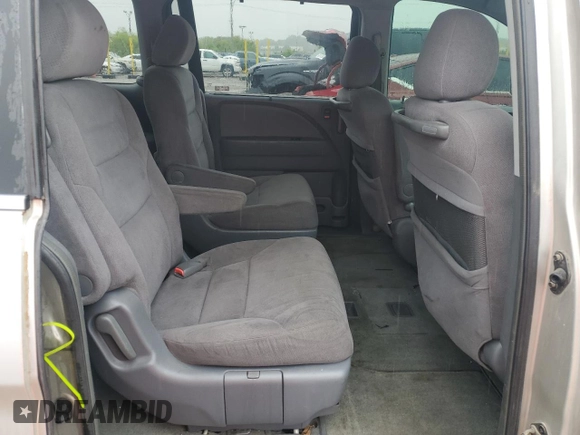 2005 Honda Odyssey EX with VIN 5FNRL38415B410659, listed as a Copart auction lot 58535455 with 198,250 mi miles and Salvage title. Bid and sale history available at DreamBid. Image 11.