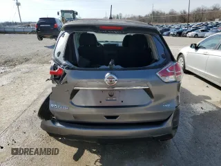 2015 Nissan Rogue SV with VIN KNMAT2MV6FP521625, listed as a Copart auction lot 48774245 with 145,789 mi miles and Salvage Title. Bid and sale history available at carsss.com. Image 6.