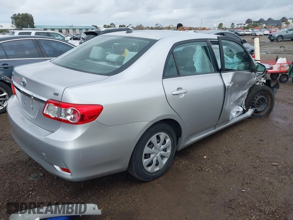 2011 Toyota Corolla L with VIN 2T1BU4EE5BC594215, listed as a IAAI auction lot 41802263 with 126,457 mi miles and . Bid and sale history available at DreamBid. Image 4.