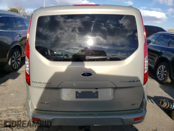 2015 Ford Transit Connect Wagon Titanium with VIN NM0GE9G7XF1180630, listed as a Copart auction lot 84739634 with 41,952 mi miles and Salvage Title. Bid and sale history available at carsss.com. Image 6.