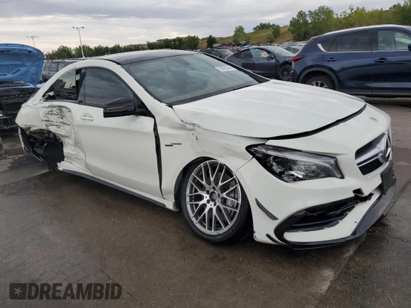 2018 Mercedes-Benz CLA with VIN WDDSJ5CB4JN552692, listed as a Copart auction lot 70020544 with 63,088 mi miles and Salvage Title. Bid and sale history available at carsss.com. Image 4.