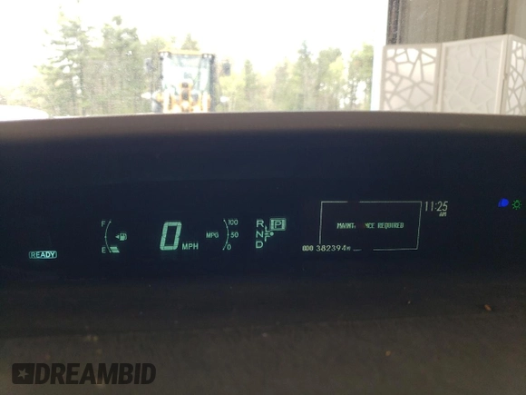 2012 Toyota Prius One with VIN JTDKN3DU7C1591869, listed as a Copart auction lot 55953285 with 382,394 mi miles and Clean Title. Bid and sale history available at DreamBid. Image 9.