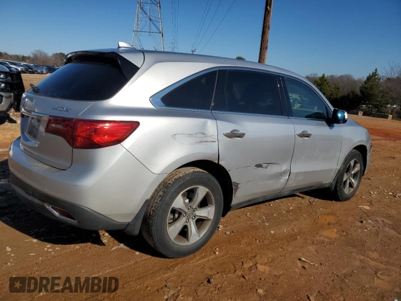 2015 Acura MDX with VIN 5FRYD3H2XFB007206, listed as a Copart auction lot 88594225 with 137,537 mi miles and Salvage title. Bid and sale history available at DreamBid. Image 3.